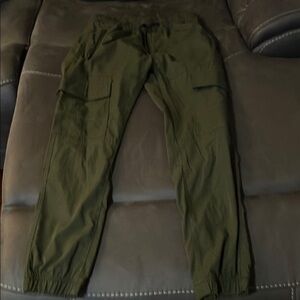 Olive Green Cargo Pants